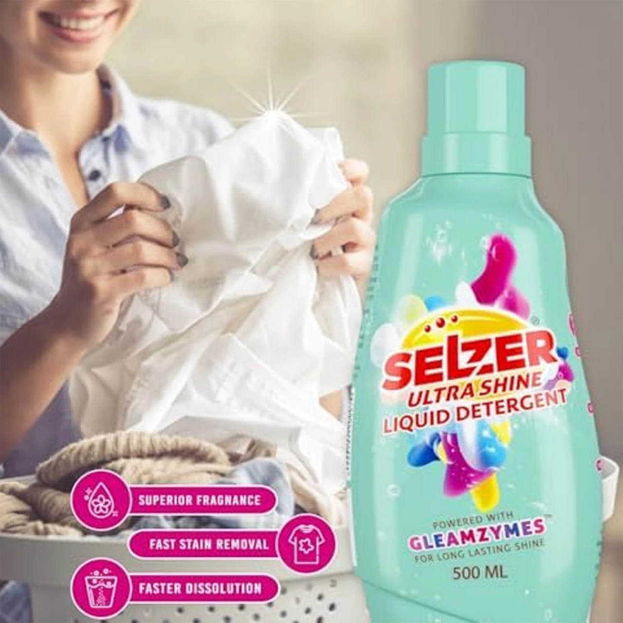 Selzer™ Ultrashine Liquid Detergent - Image 2