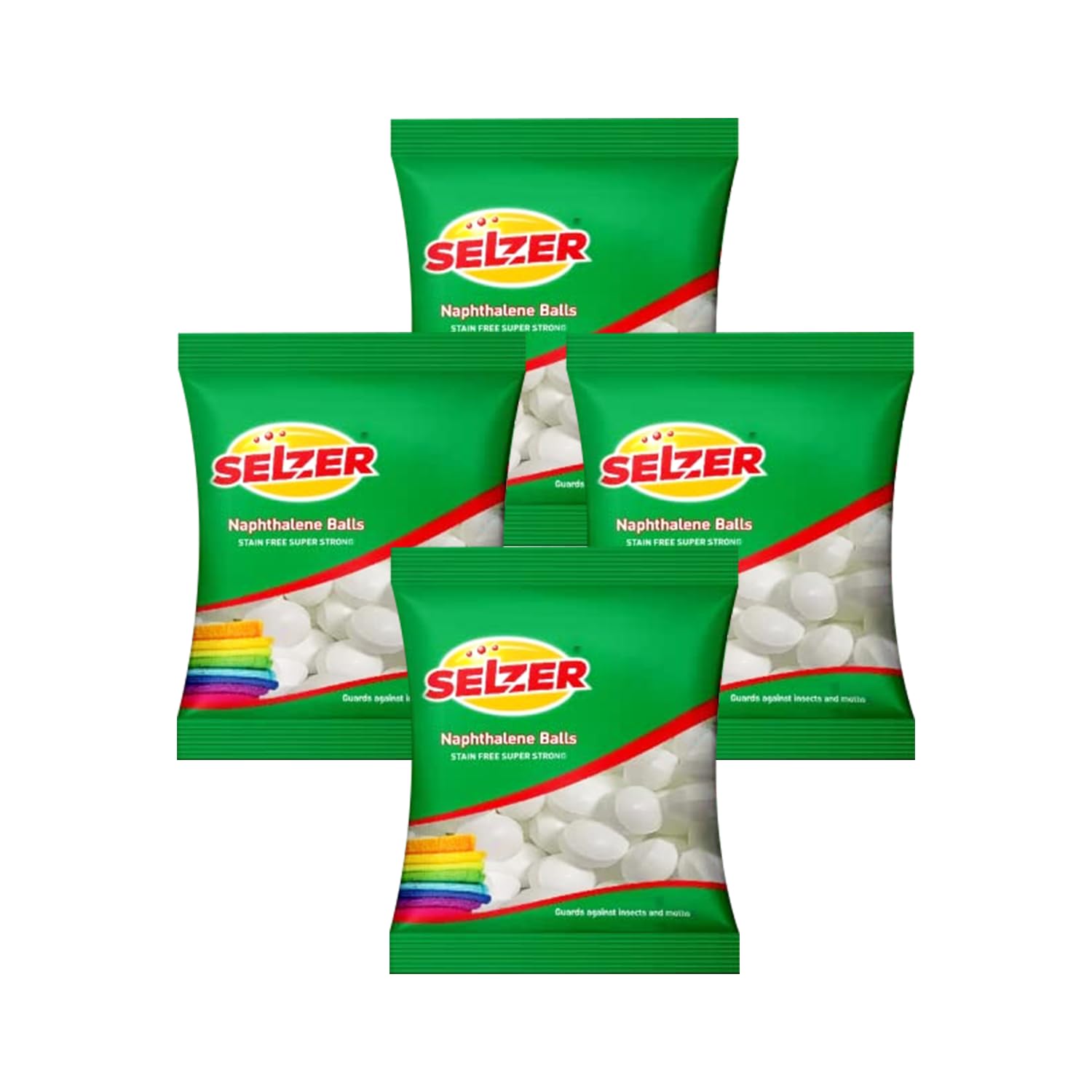 Stain Free Naphthalene Balls – 100 g (Pack of 4)