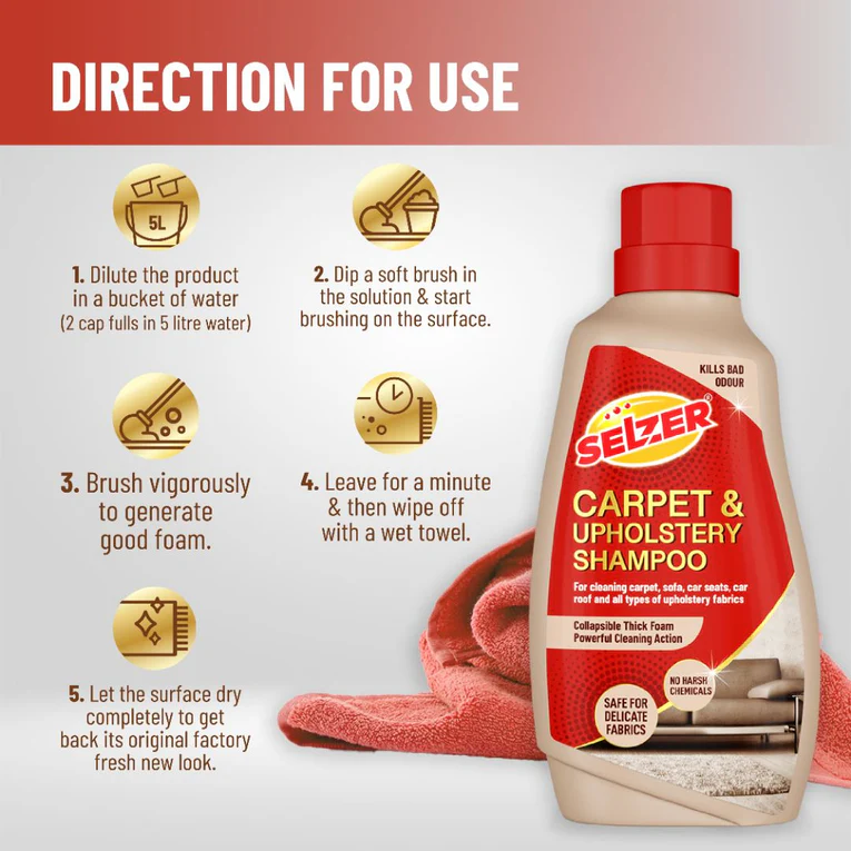 Selzer Carpet & Upholestry Shampoo - Image 2