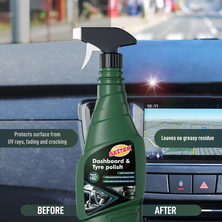 Selzer Dashboard & Tyre Polish for Instant Shines - Image 2