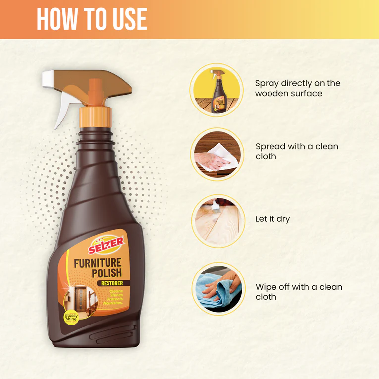 Selzer Furniture Polish - 450ml - Image 3