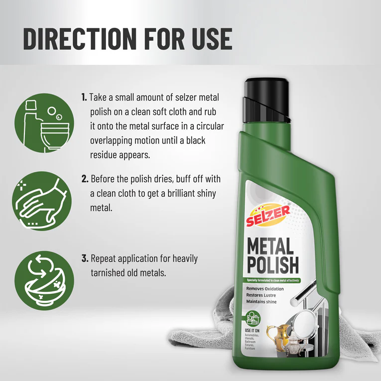 Selzer™ Metal Polish - 250ml - Image 3