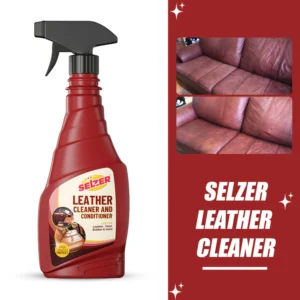 Selzer Leather Cleaner Removes Tough Stains & Non-Toxic
