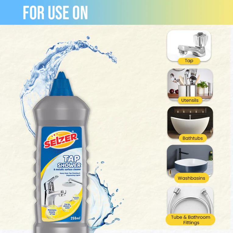 Tap, Shower & Metallic Surface Cleaner – 250 ml - Image 2