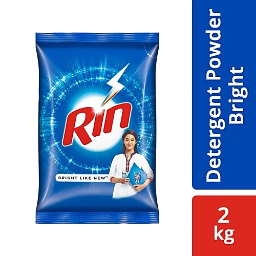 Rin Detergent Powder Bright, 2 kg
