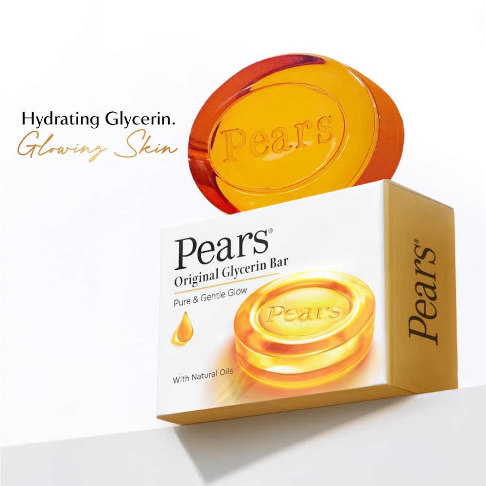 Pears Original Glycerin Soap Bar - Pure & Gentle Glow - Image 2