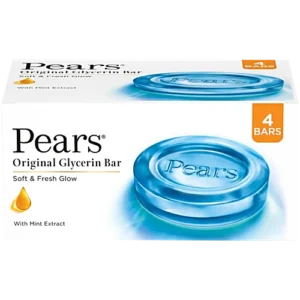 Pears Soft & Fresh Soap Bar 125 g (Pack of 4)