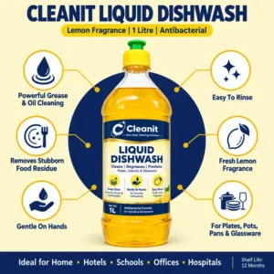 Cleanit Liquid Dishwash – Lemon | 1L