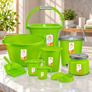 9pcs FL. Bathroom Set