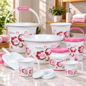 9pcs Printed Bathroom Set