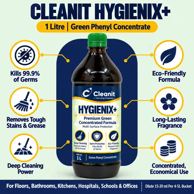 Cleanit Hygienix+ Pine Green Phenyl Concentrate – 1 L