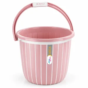 Round Bucket Linea Mint Pink